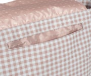 Sac Layette rose I love Vichy