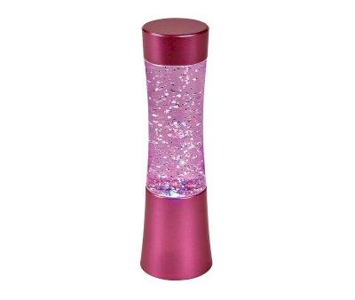 Lampada Sensoriale Glitterata con Luce Fucsia
