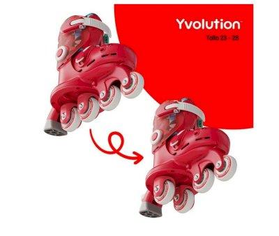 Pattini Twista Red T.30-34 Yvolution