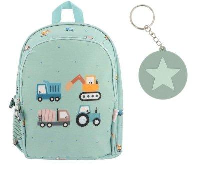 Sac  Dos Primaire Trucks + Porte-cls Personnalisable