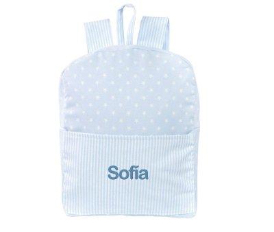 Mochila Classic Star Azul Personalizable