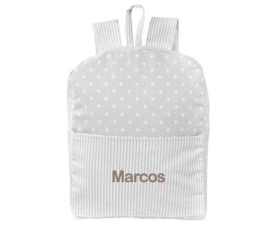 Mochila Classic Star Gris Personalizable