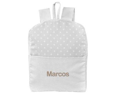 Mochila Classic Star Gris Personalizable