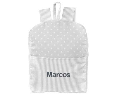 Mochila Classic Star Gris Personalizable