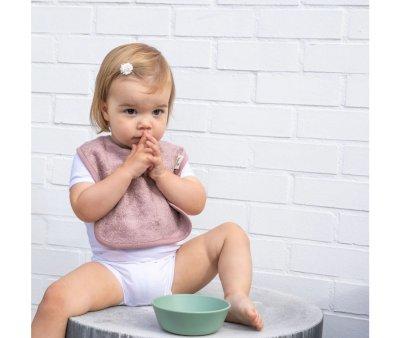 Personalisable Baby Bib Timboo Whisper Green