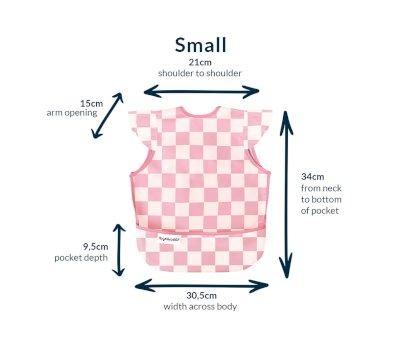 Waterproof Bib Checkers Beige