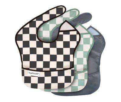 Babetes de 3 uds Checkers Black Green