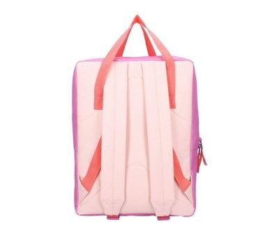 Mochila Escolar Milky Kiss Bright Vibes Fucsia Personalizable