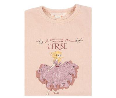 Felpa Lou Glitter Cameo Rose