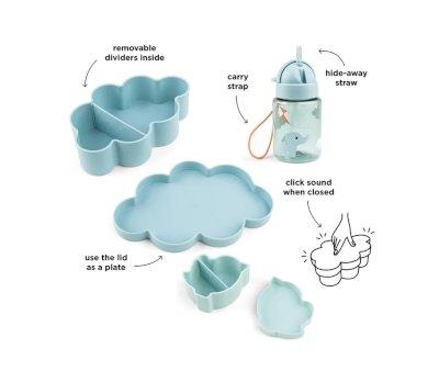 Pack Merenda Playground Blue