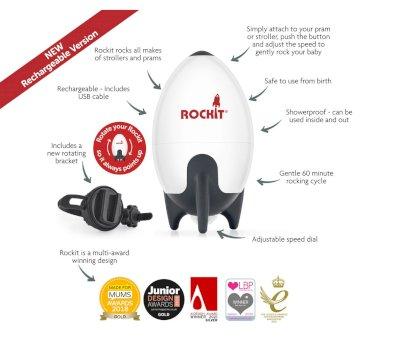 Rockit Recarregvel Baby Car Rocker