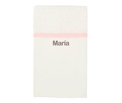 Manta Rosa Rainbow Dots Personalizvel