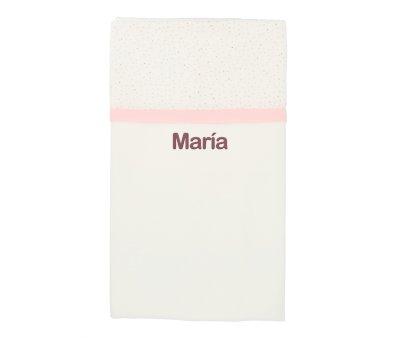Manta Rosa Rainbow Dots Personalizvel