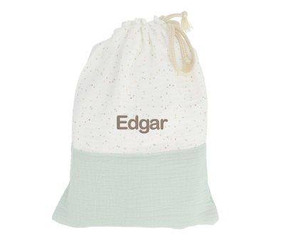 Bolsa Merienda Rainbow Dots Verde Personalizable