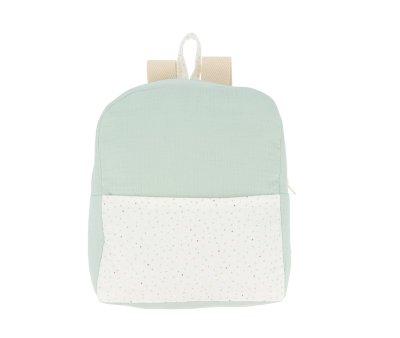 Sac  Dos Rainbow Dots Vert Personnalisable