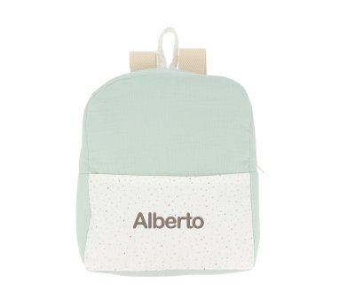 Sac  Dos Rainbow Dots Vert Personnalisable