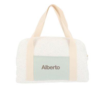 Bolsa de Deporte Rainbow Dots Verde Personalizable