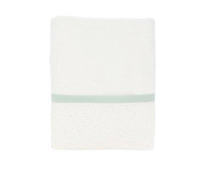Rainbow Dots Green Personalised Bath Towel