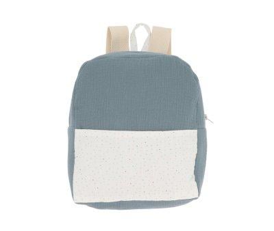 Mochila Rainbow Dots Azul Personalizable
