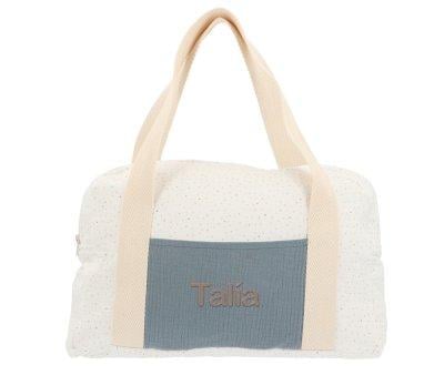 Bolsa de Deporte Rainbow Dots Azul Personalizable