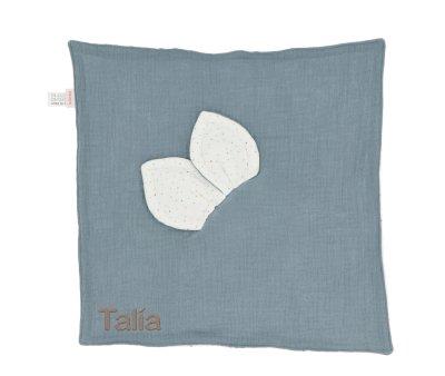 Doudou Rainbow Dots Blue personalizvel
