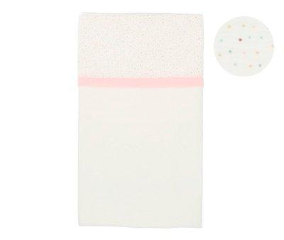 Manta Rosa Rainbow Dots Personalizvel