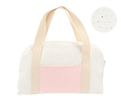 Bolsa de Deporte Rainbow Dots Rosa Personalizable