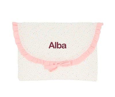 Bolsa para Muda Rainbow Dots Rosa Personalizable
