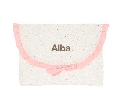 Bolsa para Muda Rainbow Dots Rosa Personalizable