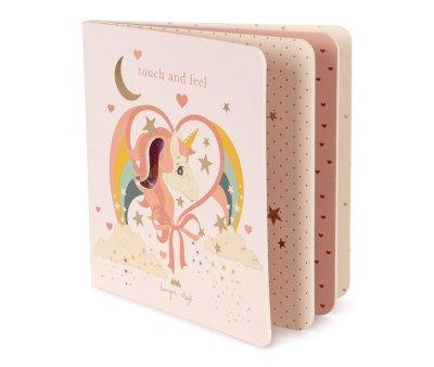 Livro grosso Touch and Feel Unicorn FSC (medidas)