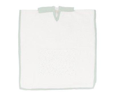 Poncho Rainbow Dots Verde Personalizvel