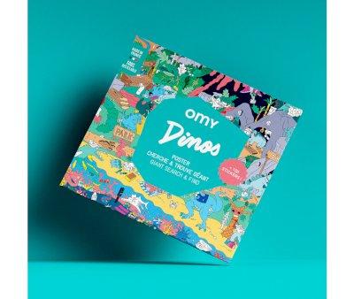 Poster XL OMY Dino + Stickers