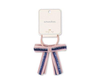 2 lastiques pour Cheveux Velvet Mellow Rose