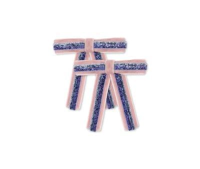 2 Barrettes  Cheveux Velvet Mellow Rose