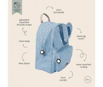 Mochila Trixie GRANDE Mrs. Elephant Personalizable