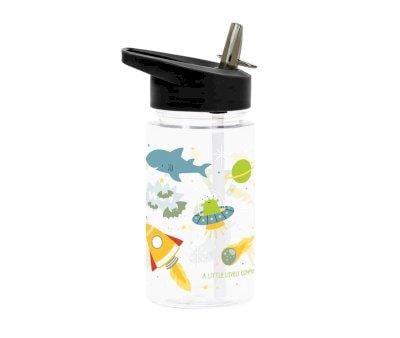 Gourde en Plastique avec Paille Galaxy 450 ml