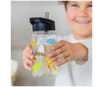 Gourde en Plastique avec Paille Galaxy 450 ml