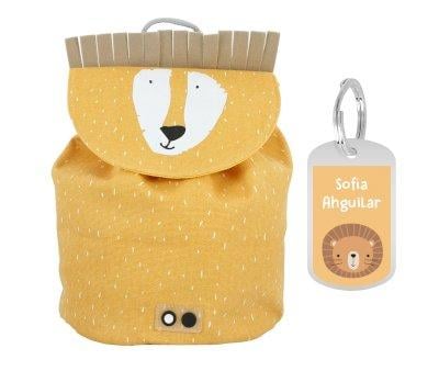 Mini Mochila Mr. Lion con Llavero Personalizado