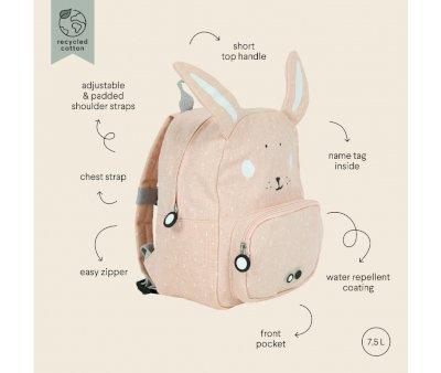Mochila Trixie GRANDE Mrs. Rabbit Personalizable