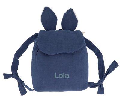 Small Backpack Marine Rabbit Tulle Personalised