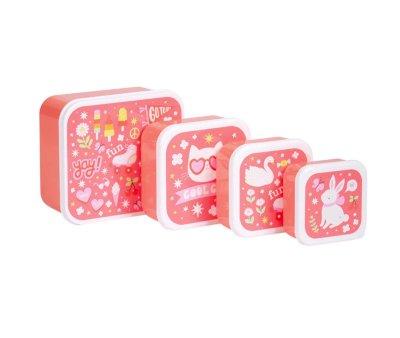 4 Lunch and Snack Fun Boxes