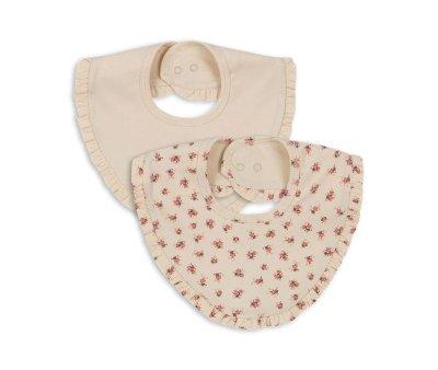 Pack of 2 Bibs Buttercream/Bloomie