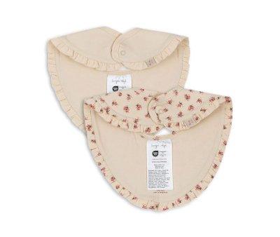 Pack of 2 Bibs Buttercream/Bloomie