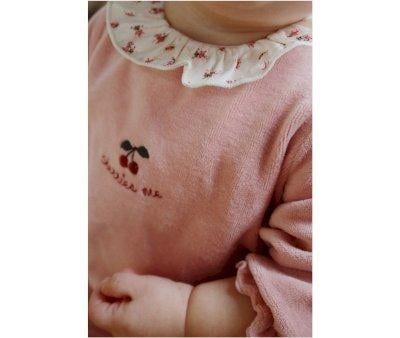 Combinaison Miffa avec Volant Mellow Rose GOTS