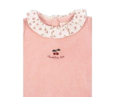 Combinaison Miffa avec Volant Mellow Rose GOTS