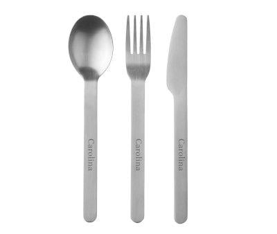 3 Talheres Personalizados com capa Nordic Black