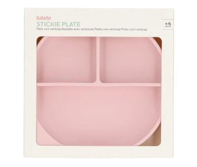 Prato Silicone com Ventosa Light Pink