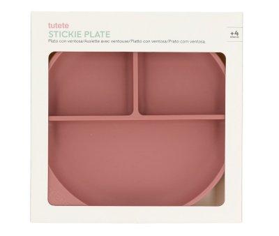 Prato Silicone com Ventosa Brick Blush
