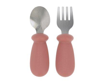 Posate Primi Mesi Apprendimento Brick Blush