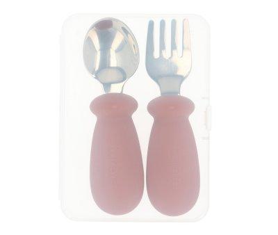 Posate Primi Mesi Apprendimento Brick Blush